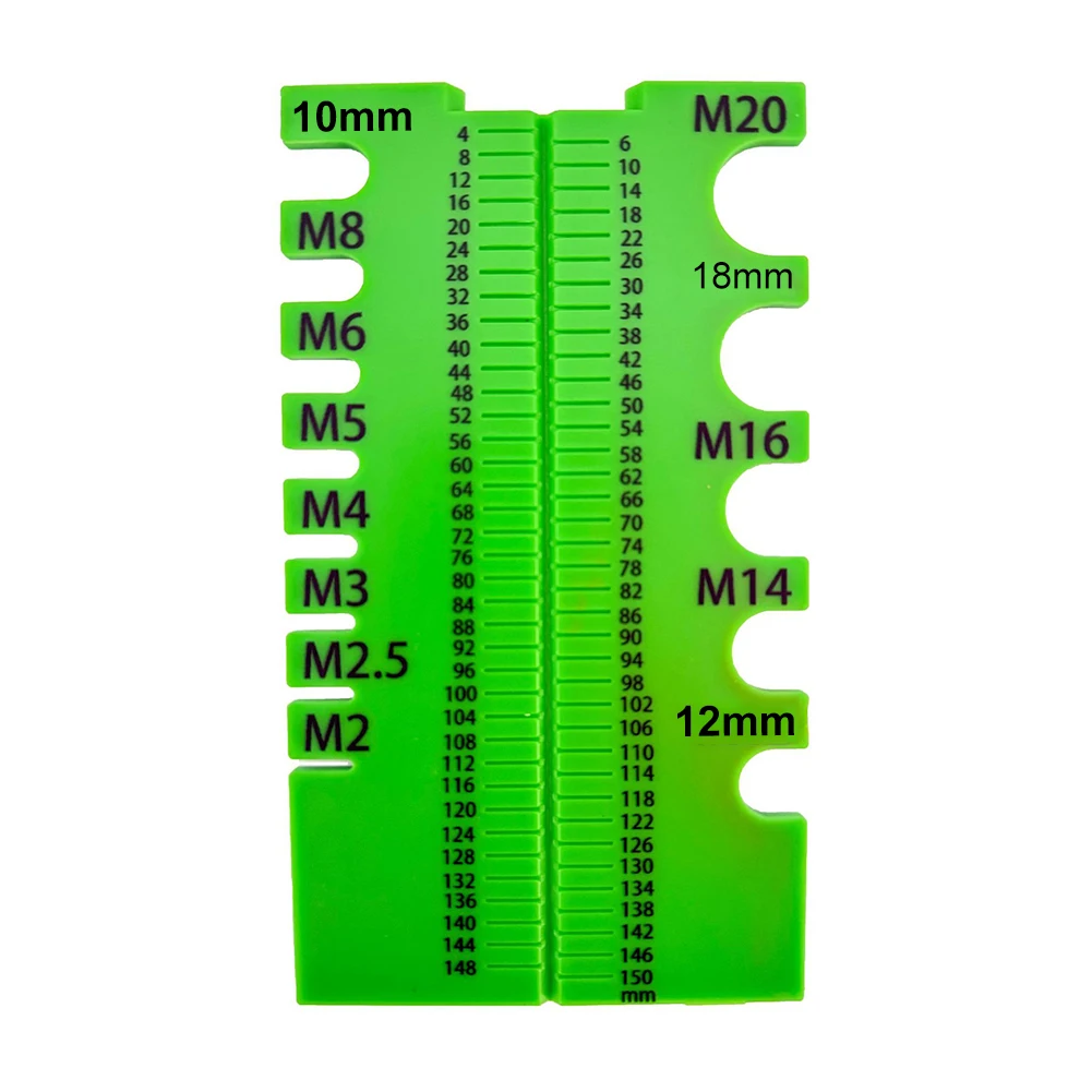 1pc Thread Pitch Gauge Portable Ruler Adapter For Screw And Bolt Measuring Tools Length Measuring Ruler For Applications Repairs