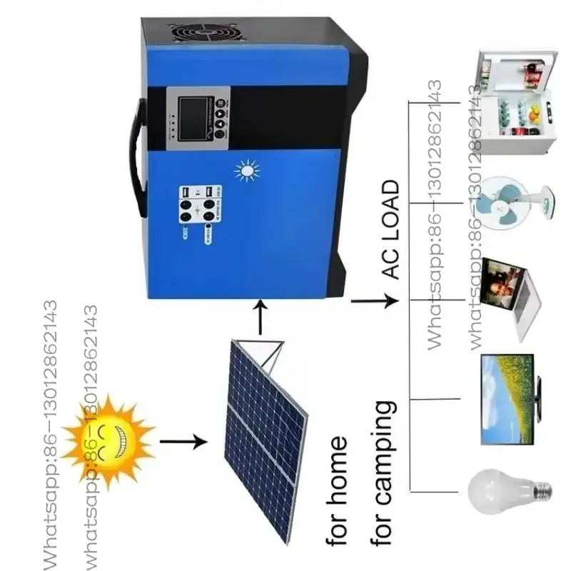 NEW     1PCS   Hot Sale5000 Watt Portable Solar Power Generator for Home