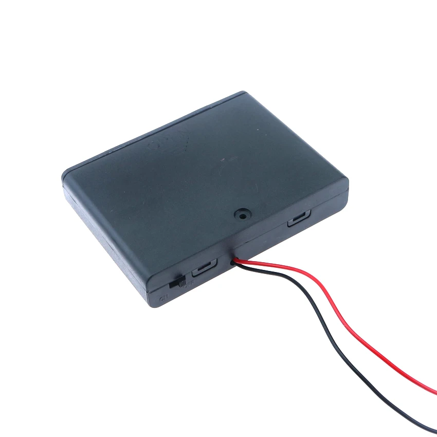 JCD 2/3/4/6/8 слотов Держатель батареи типа АА Коробка для хранения батарей типа АА с проводами ВКЛ/ВЫКЛ Переключатель Крышка с винтовой крышкой Задняя крышка