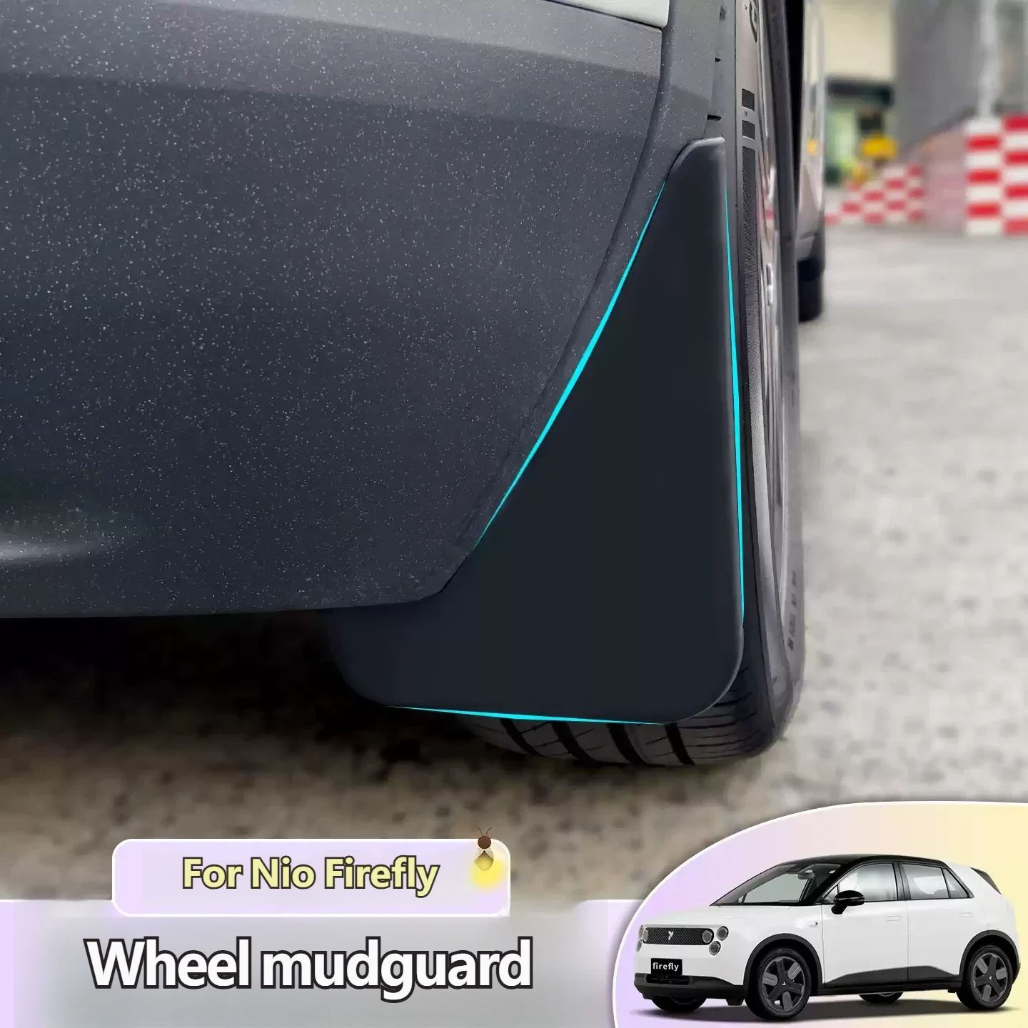 Car Mud Flaps For Nio Firefly Accessories Front Rear Fenders Wheel Covers Guard Mudguards Car Accessorios