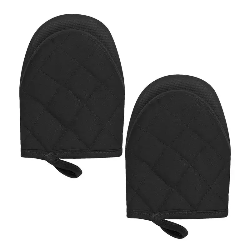 BBQ Microwave Oven Gloves High-Temperature Resistance Barbecue Mitts 260 Degrees Anti Heat Insulation Glove for Baking