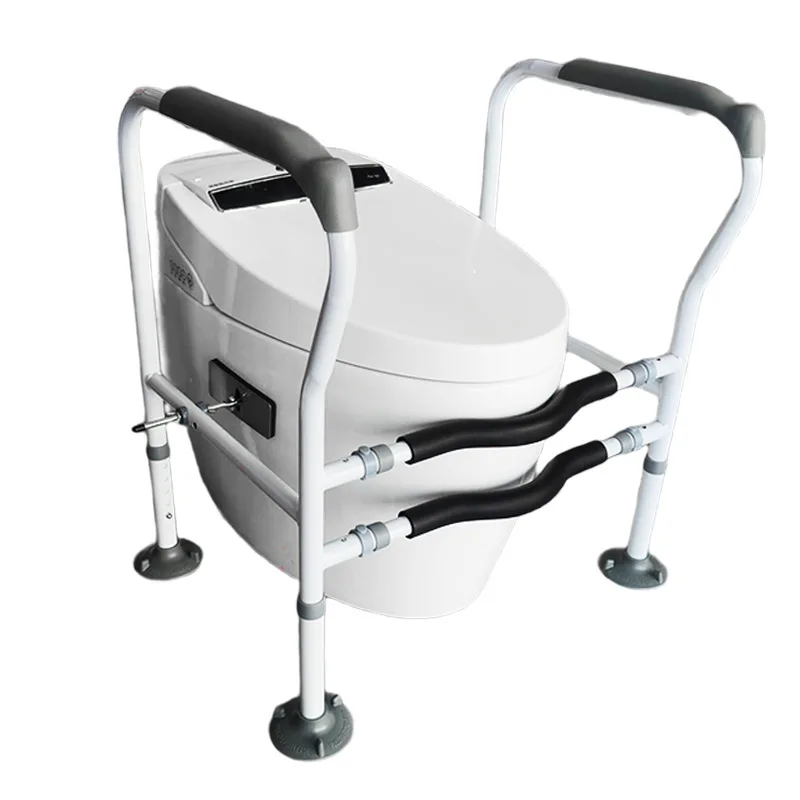 

Toilet Stand, Movable Toilet Armrest, Safety Frame for Elderly, Pregnancy Support for Rehabilitation Therapy Supplies