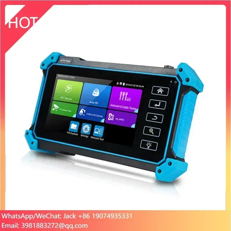 5-Inch IPS Touch Screen Security CCTV Tester 8MP CVI/TVI/AHD Camera Test Ex-SDI HD-SDI 3G-SDI Surveillance Accessories