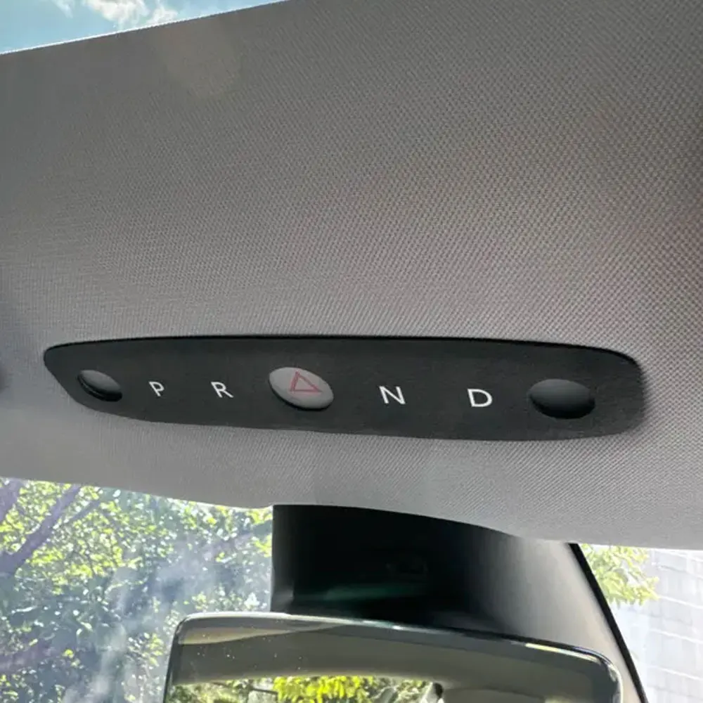 

1pc Car Front Reading Light Frame Sticker Roof Lamp Decoration Trim for Tesla Model 3 Highland 2024 Model Y Juniper 2025-UP