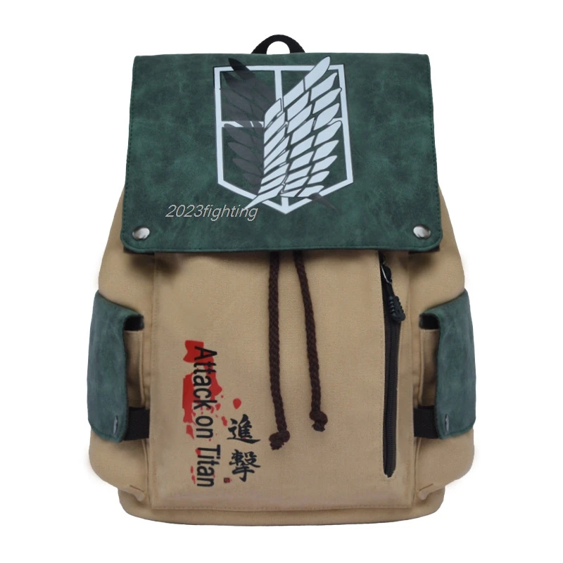 ONE PIECE Backpacks Travel Canvas Backpacks Large School Bags For Teenager Boys Girls Travel Laptop Drawstring Mochila Rucksack