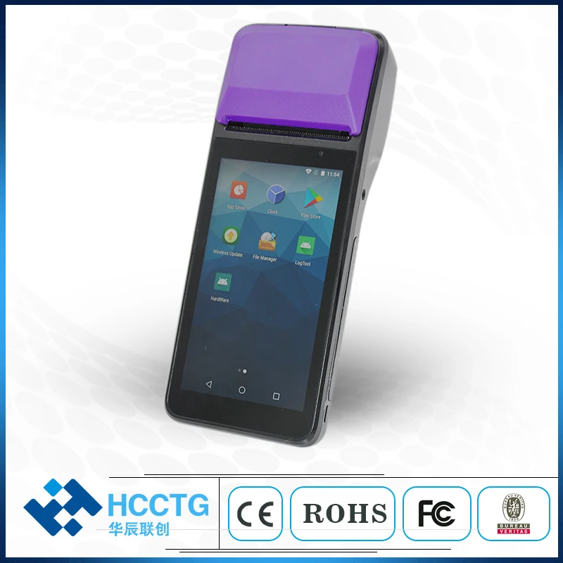 

Android 7 5 Inch Handheld Payment Terminal POS Machine 3G + Wifi+Bluetooth, With 58mm peinter R330C