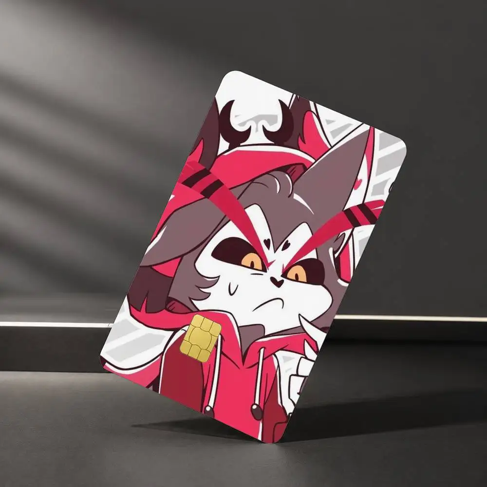 Husk Hazbin Hotel Graphic Sticker Film Tape Skin for Credit Card Debit Card Waterproof Stickers