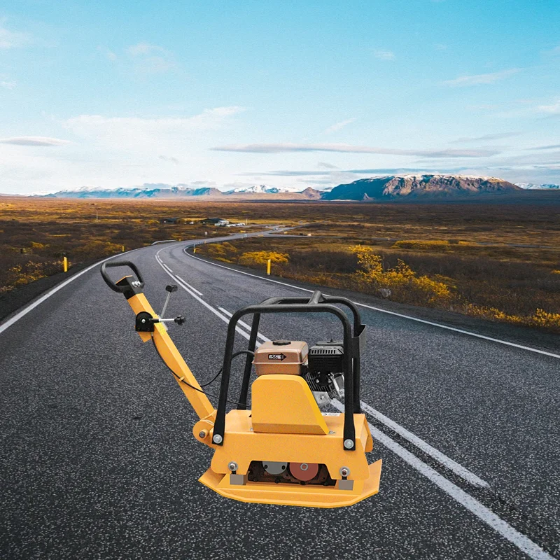 Dur500歩行式ディーゼルプレートコンパクタ機械コンクリートバイブレータープレートコンパクタ