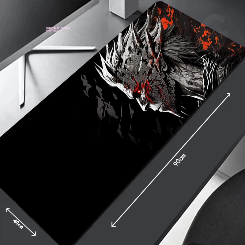 Large Mouse Mat Chinese Dragon Gaming Mousepad Big Gamer Mousepads 39.3x19.6in Rubber Keyboard Mats Desk Pad HD Mouse Pads