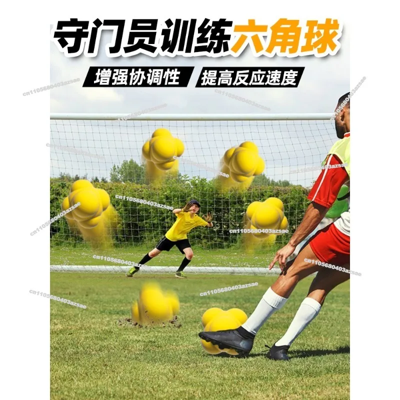 Large Hexagonal Goalkeeper Reaction Training Irregular Change of Direction Goalkeeper Saves The Ball