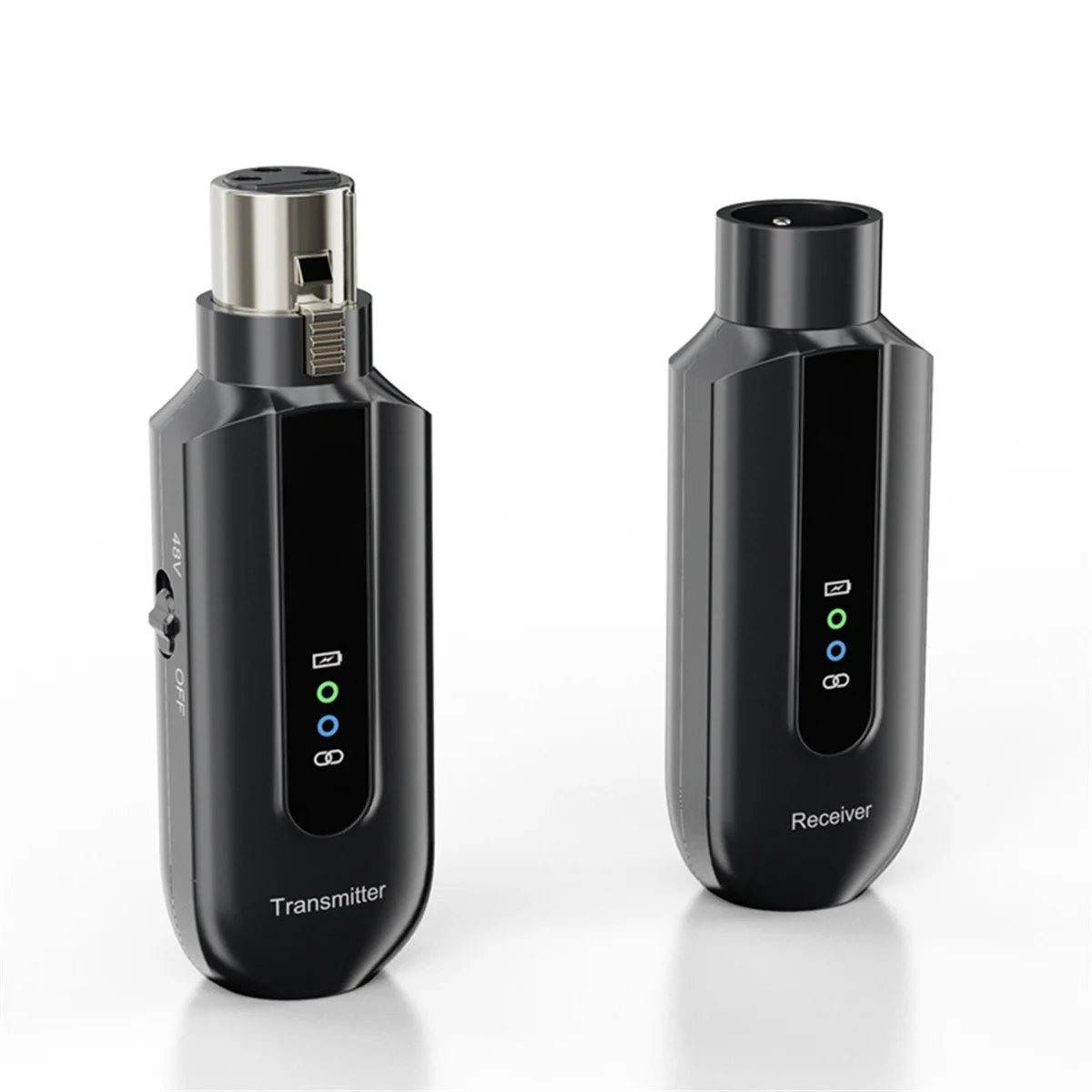 AA87C Convertitore per microfono wireless UHF Trasmettitore e ricevitore XLR per microfono dinamico Ricevitore per chitarra Trasmissione Adapt