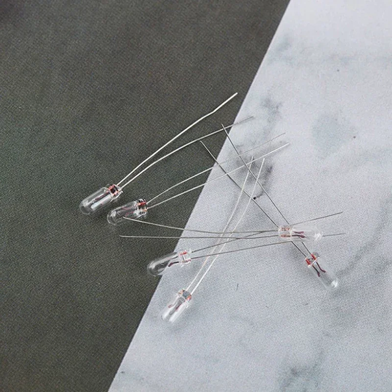 

25PCS 5mm 4mm 3mm Clear 12V Mini Bulb of Wheat Rice Bulbs Switch Button Bulbs Indicator Bulb Tungsten Lamp Accessories