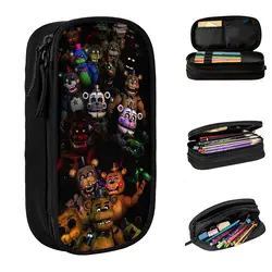 Roxanne Fnaf Security Breach Pencil Cases Classic Pen Holder Bags for Student Large Storage Students School Cosmetic Pencil Box