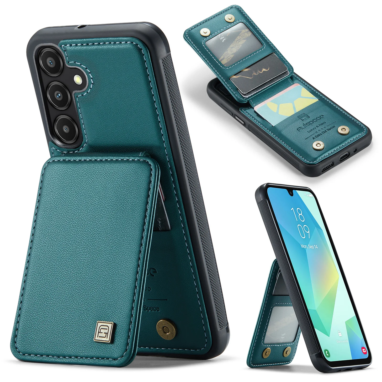 

Flip Magnetic Leather Wallet Case For Samsung Galaxy S25 Ultra S24 Plus S23 S22 A56 A36 A26 A16 A55 A35 A15 Cards Holder Cover