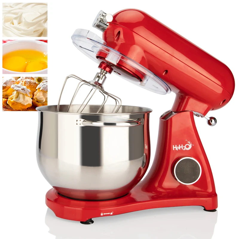 8L 1800W metal planetary Electric Stand Mixer Automatic Cream Dough Food Blender Whisk Kitchen Food Mixing Machine Hook Beater