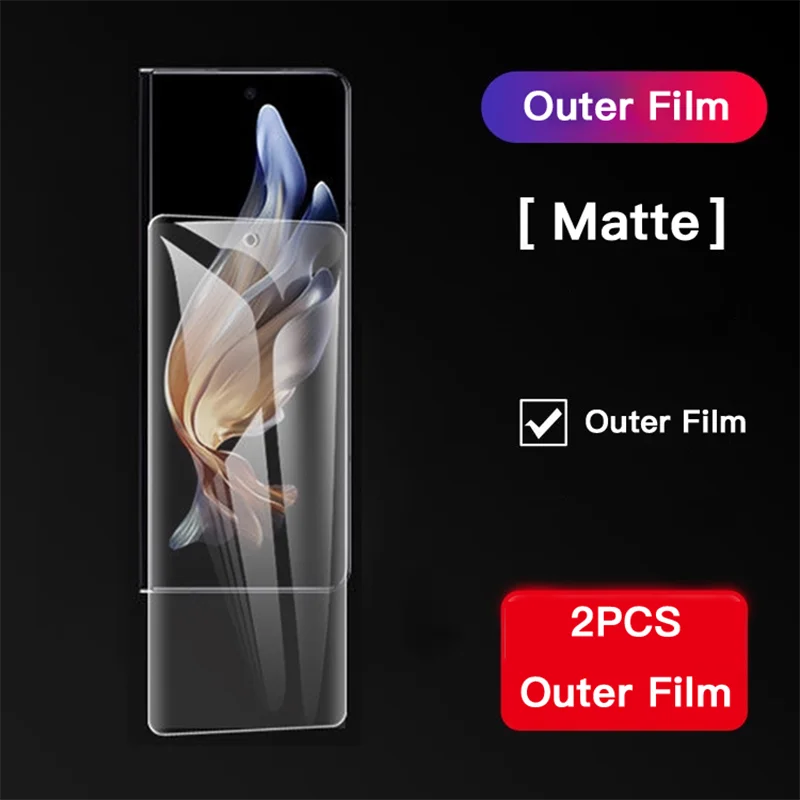 Matte Hydrogel Soft TPU-Folie für Honor Magic V6 V5 V3 5G, innere und äußere Scharniere, Ganzkörper-Displayschutz