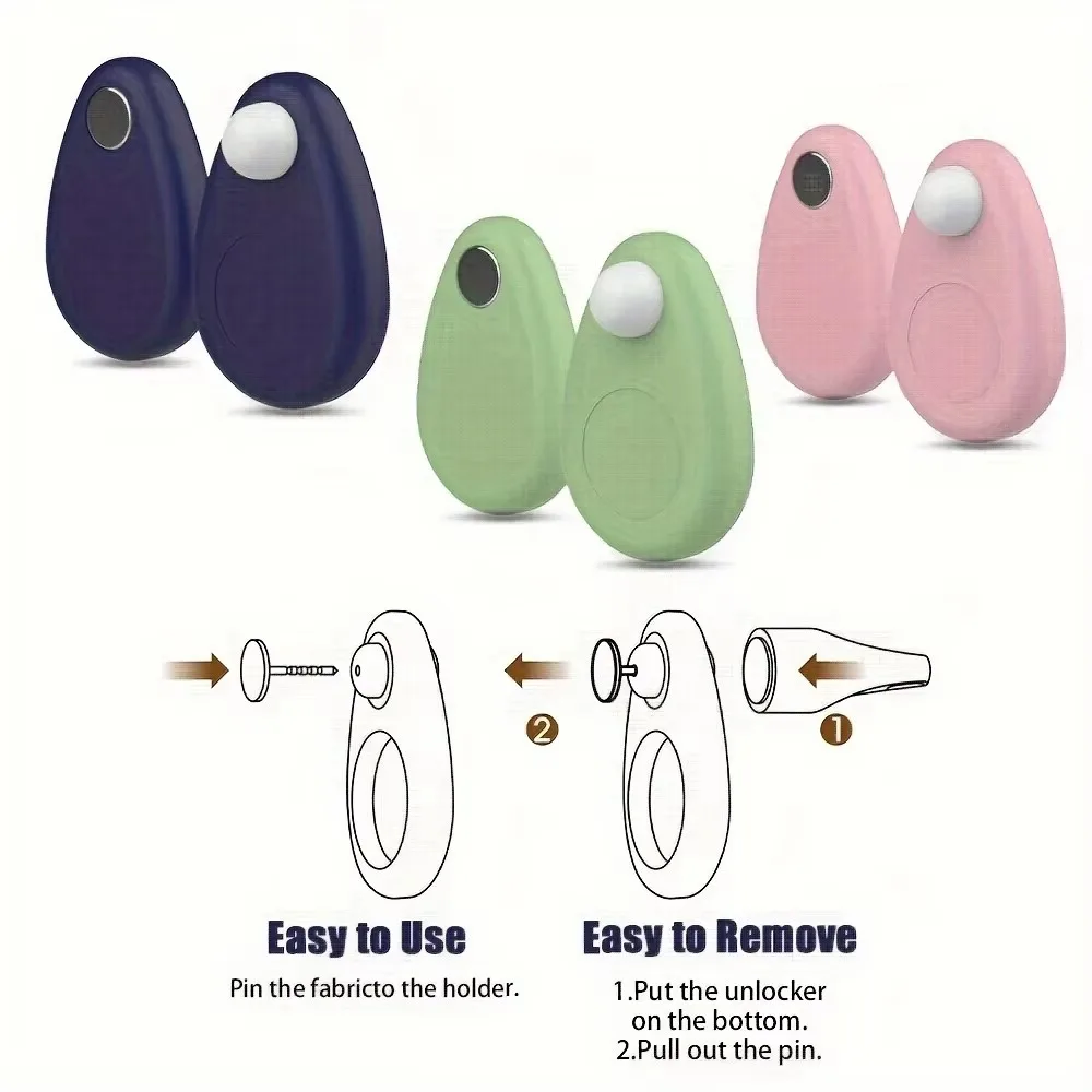 for AirTag Holder for Kids  Design Anti-Removal for AirTag Silicone Case with Safety Pins for Children Elderly Pets