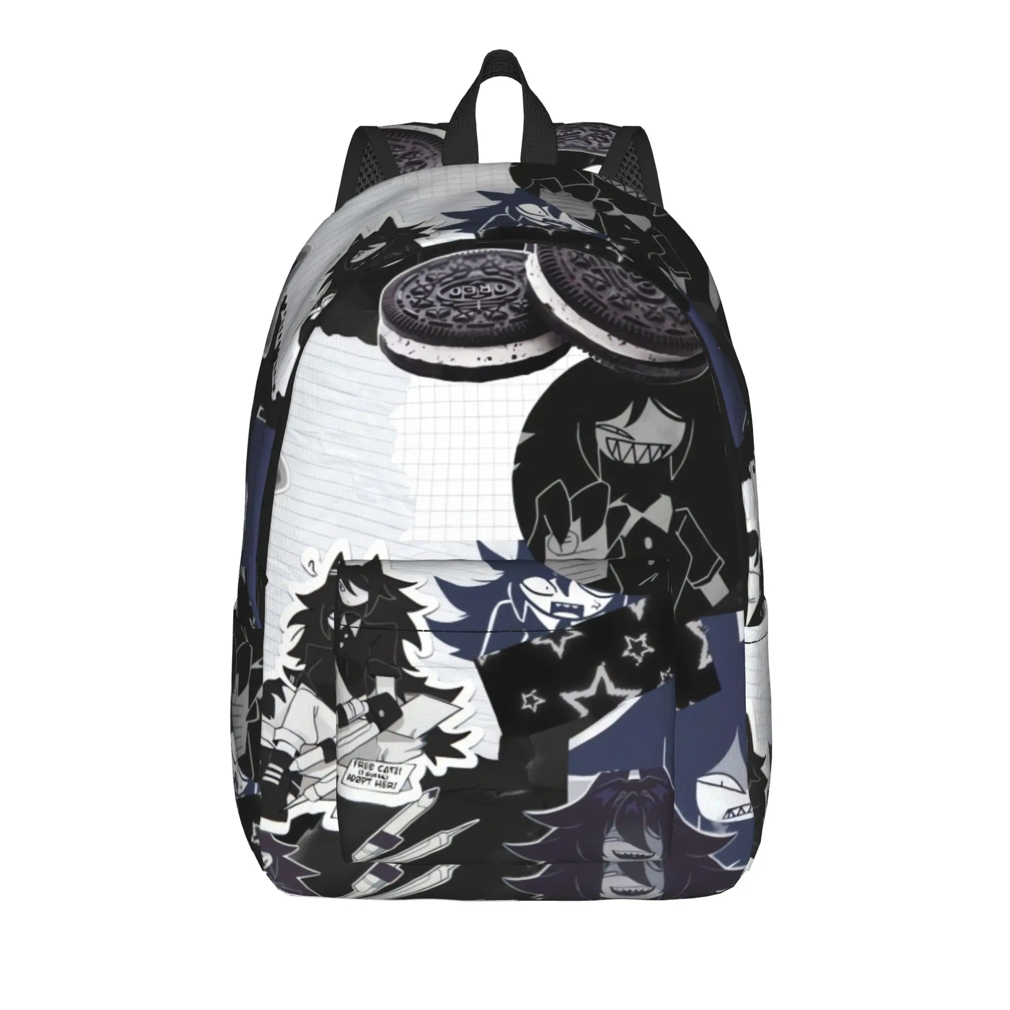 Fundamental Paper Education Backpack  Travel Backpacks Female Designer Print School Bags Kawaii Rucksack