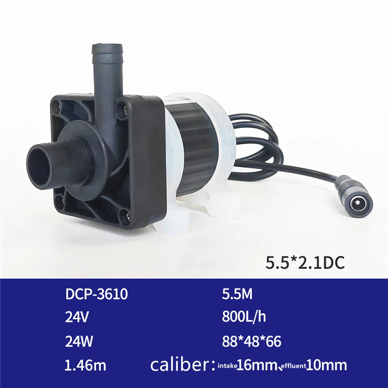 

Новый DCP-3610 DC 24 В 24 Вт 800L кровать для обработки головы Шампунь кровать специальная лазерная эпиляция специальный насос для накачивания Длина линии 1,4 м