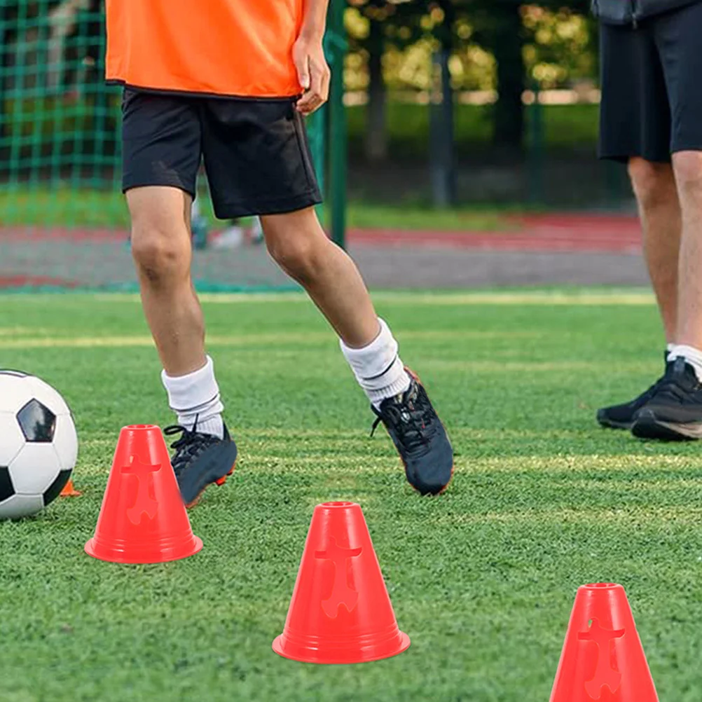 

20pcs Soccer Agility Training Cones Football Skating Practice Markers Durable Pe Cones Sports Kids Play Outdoor Activities Cone
