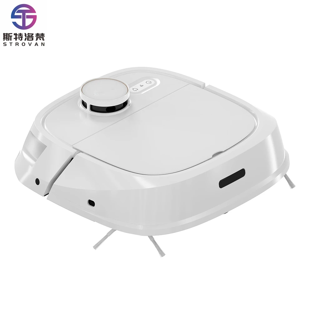 

Self Empty Wet Dry Filter 4000Pa Battery-Powered Plastic Robot Vacuum Cleaner M1 Pro for Use