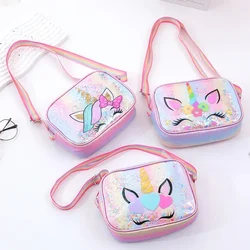 Kids Unicorn Bag Girls Rainbow Shoulder Bag GirlCartoon Unicorn Kid Bags Child Messenger Bags for Girl Mochila Infantil Menina