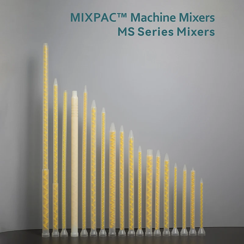 100pcs MIXPAC MS Series Machine Mixer for Adhesive Epoxy Resin 2KCartridgeDisposable Glue Tube with Static Mixing Nozzle