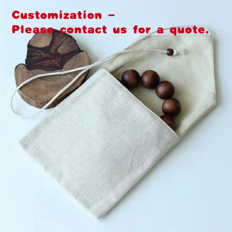 

Изготовленная на заказ плоская сумка-конверт из хлопка и льна с деревянной бусиной