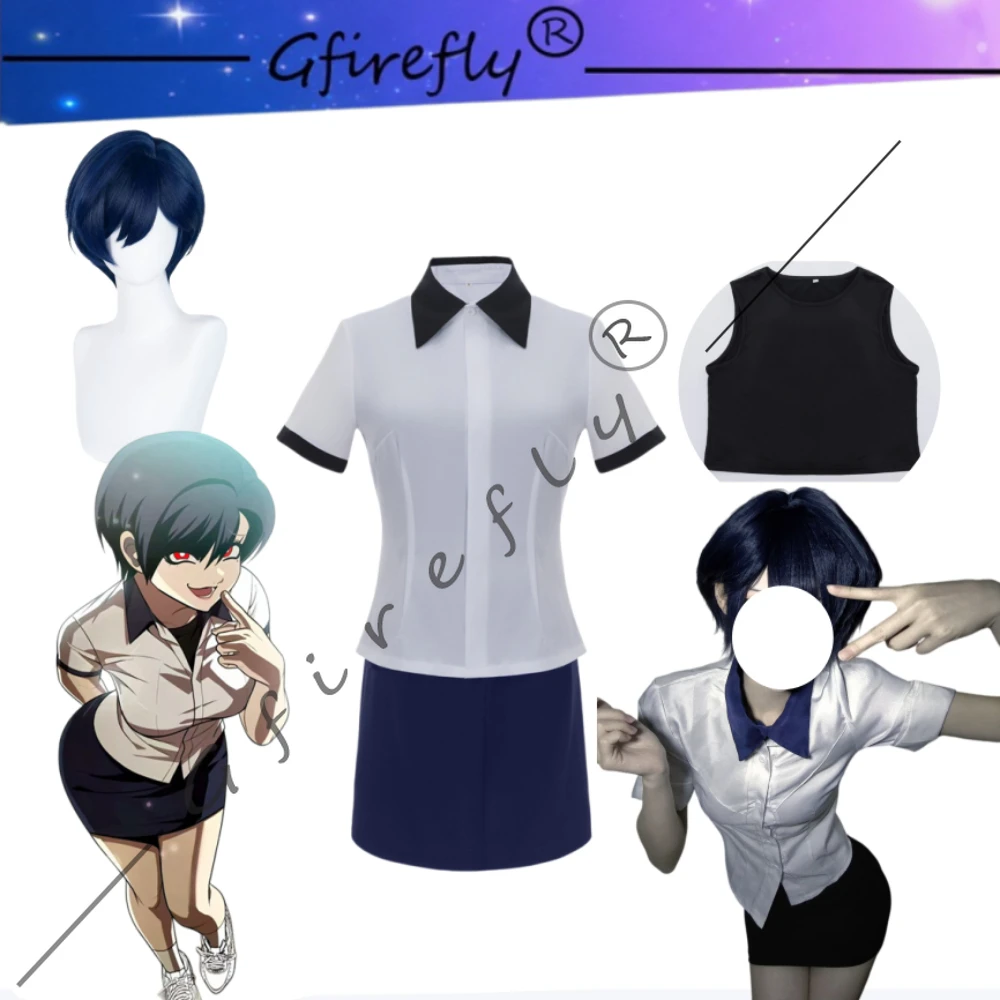 

Plaything Yoon Jia Lan Same Style Cosplay Costume School Uniform Short Sleeve Shirt Adult Women Daily Anime Carnival Party Wear