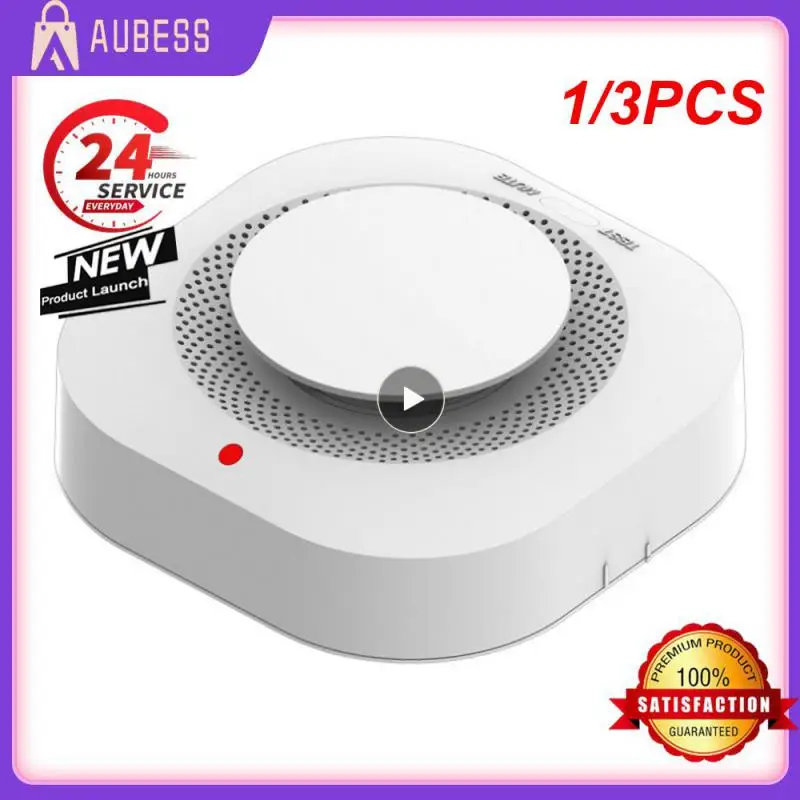 1/3PCS 433mhz Sleek Design Efficient Alert System Wireless Easy Installation Reliable Performance 9v Powered Emergency Alarm