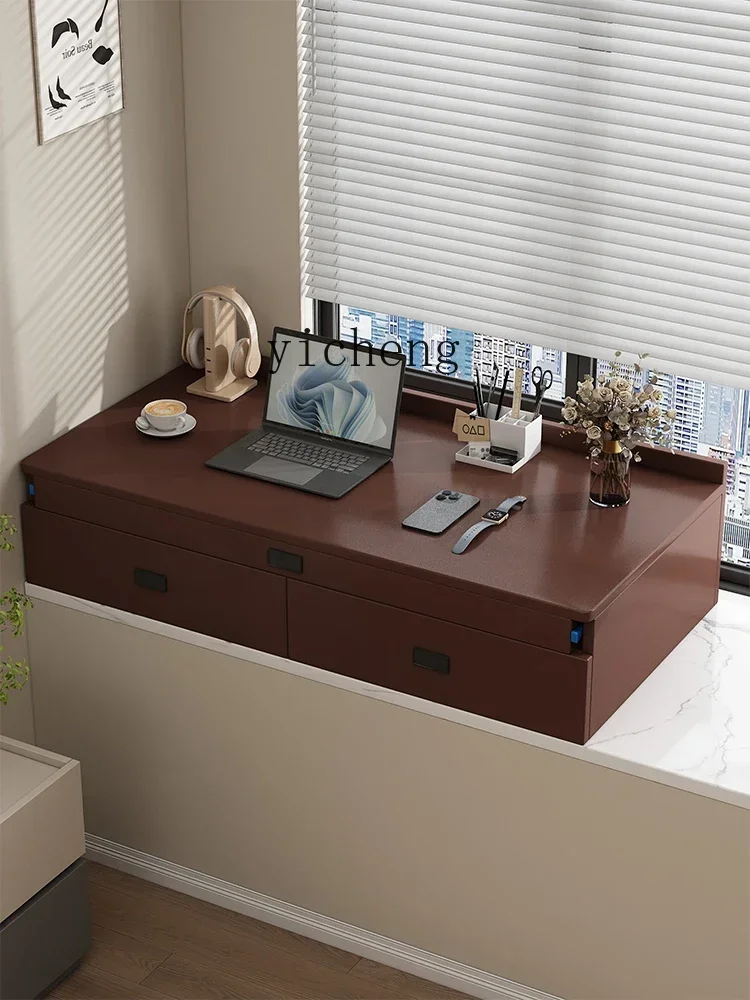 a3 Cream Style Windows and Cabinets Pull-out Retractable Desk Cabinet with Lock Balcony Storage Cabinet