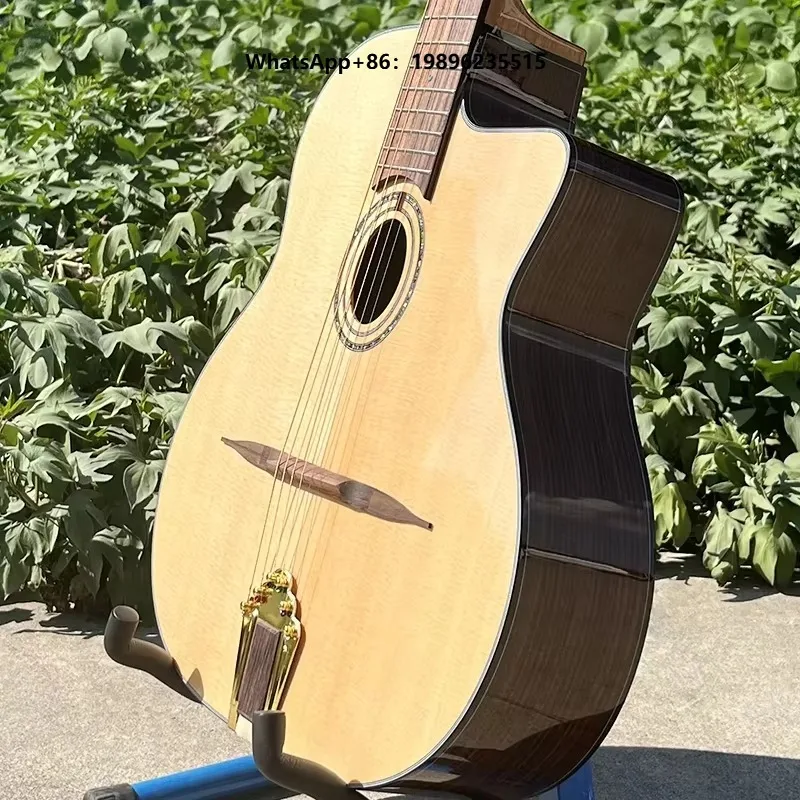Musical Instruments Handmade  Oval Hole Jazz Guitar