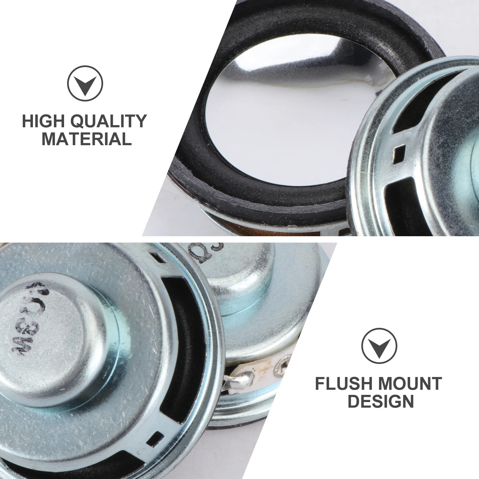 

2 pcs Magnetic Loudspeaker 3W 4Ohm Mini Speaker High Performance Audio Waterproof For Bathroom Sauna Outdoor Use