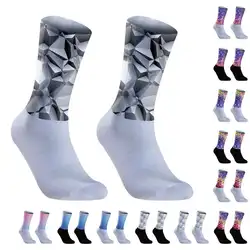 Pro Team Socks Anti Team Aero Cycling Slip Seamless Silicone 2024 New Running Sport Road Bike Socks