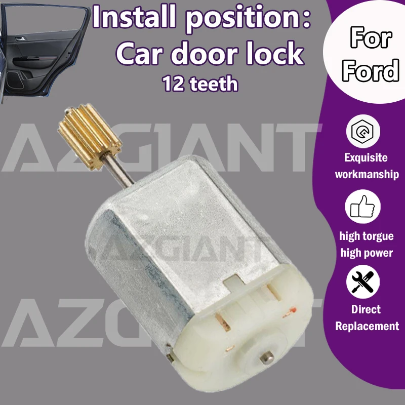 

For Ford F150/F250/F350/F450/F550/Five Hundred Car centre door lock 12V carbon brush 12 Teeth copper gear motor direct replace