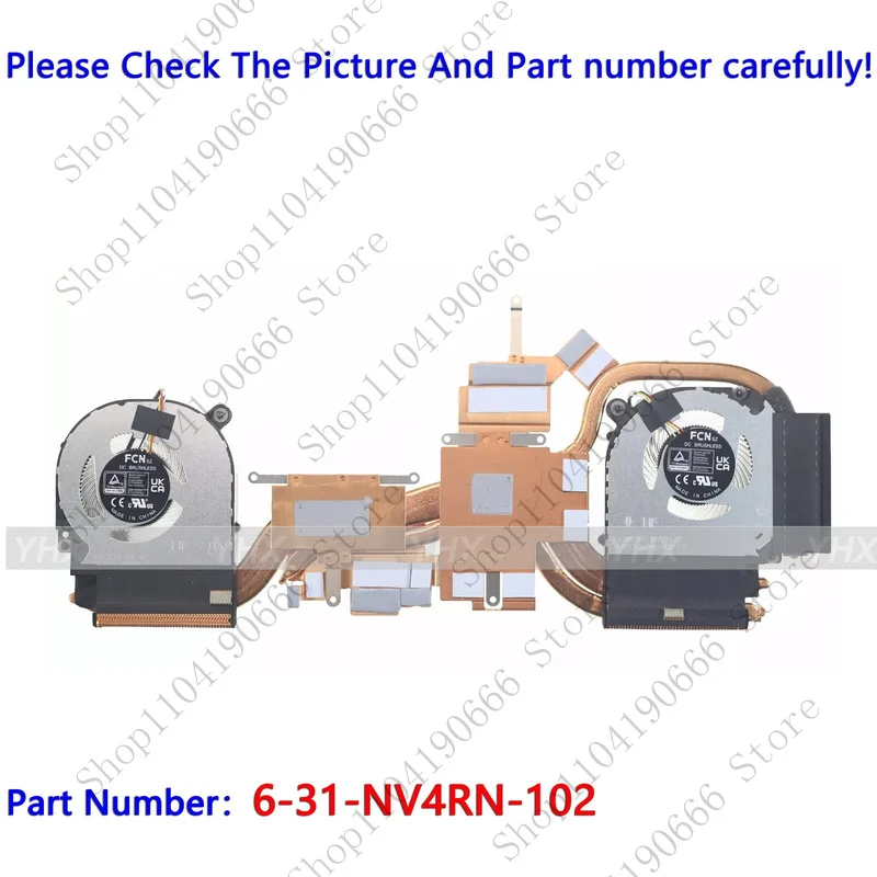 

Новый радиатор охлаждающего вентилятора для CLEVO NV4RN 6-31-NV4RN-102, компоненты для ноутбуков