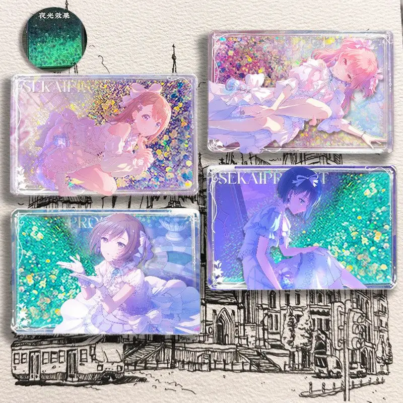 

Аниме проект Sekai Momoi Airi Kiritani Haruka косплей зыбучие пески акриловые настольные украшения мультяшная модель подарки на день рождения для девочек