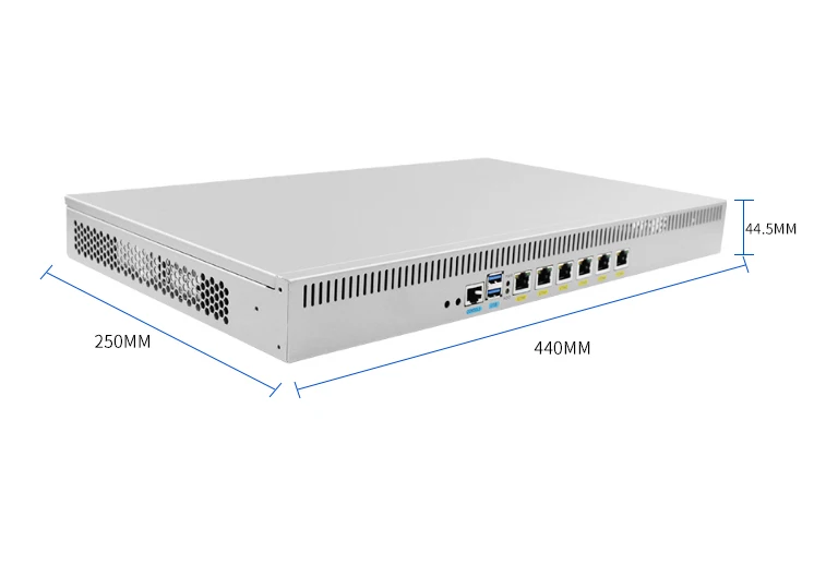 1U межсетевой маршрутизатор Intel I3I5I7 CPU безвентиляторный мини-ПК 6 LAN Pfsense промышленный компьютер Windows 10 Linux для VPN процессора игровой