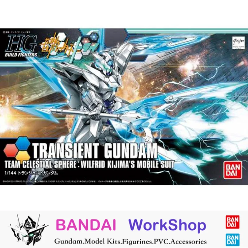 

Bandai Original HGBF 1/144 Transient Gundam Action Figure Assembly Model Kit Collectible Gifts