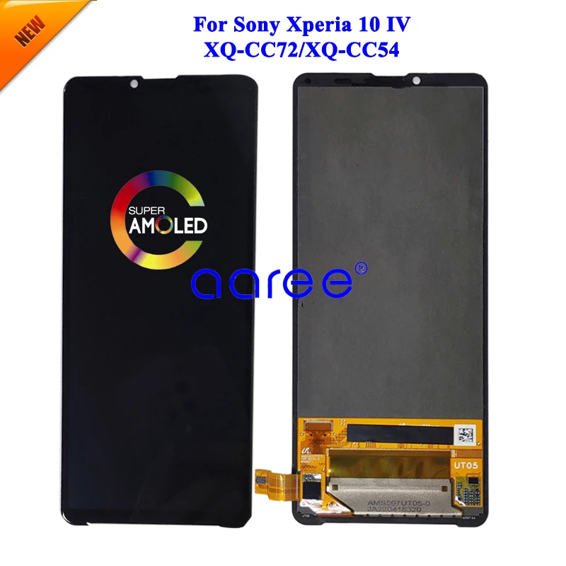 AMOLED LCD For Sony Xperia 10 IV LCD Display For Sony Xperia 10 IV XQ-CC72 Screen Touch Digitizer Assembly