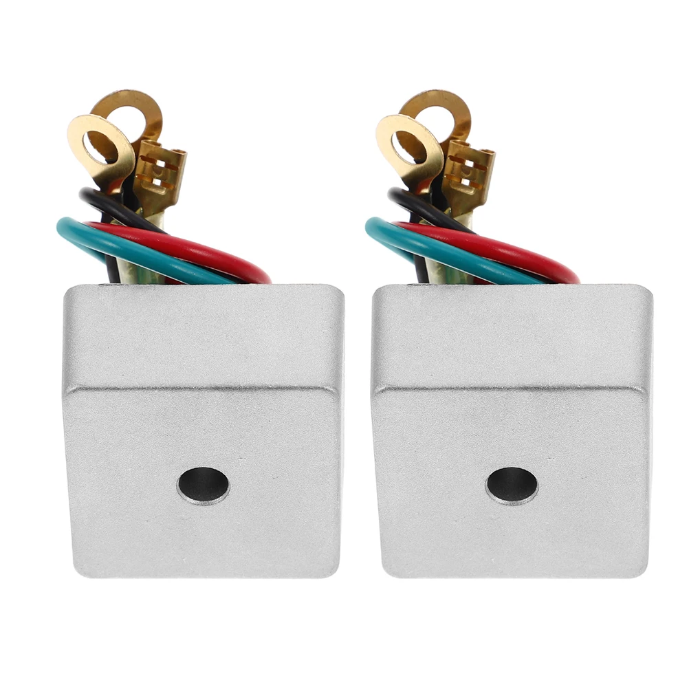 

2pcs Voltage Stabilizer Rectifier For Golf Cart Replacement Parts Protects Electronics Easy Installation Compatible With E-Z-Go