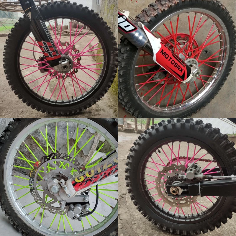 Wheel Spoke Cover Rim Protective Cover General Purpose Motorcycle Off-road Motorcycle Earth Bicycle Enduro Off-road Wheel