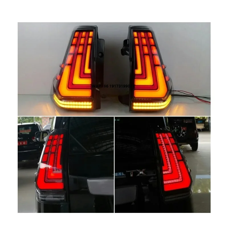 

Prado Upgrade Taillight for Prado 2010-2023 150 Tail Lights LED Rear Lamp DRL Dynamic Signal Modified Plug and Play