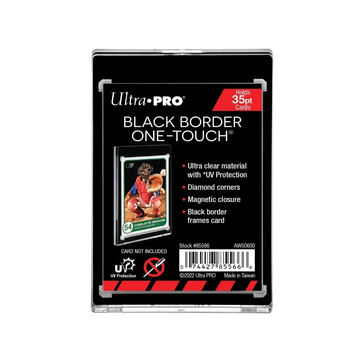 suporte-magnetico-ultra-pro-one‑touch-para-cartoes-35pt-com-borda-preta-e-protecao-uv