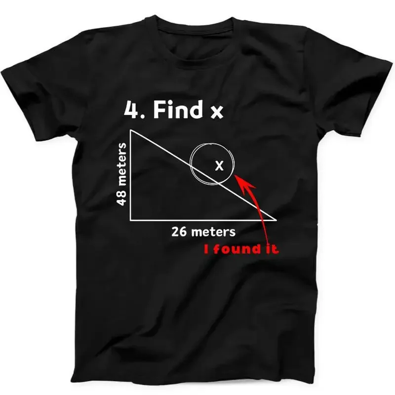 Encuentra X New York City Taxi Tom diciendo matemáticas divertido regalo camiseta negra 388