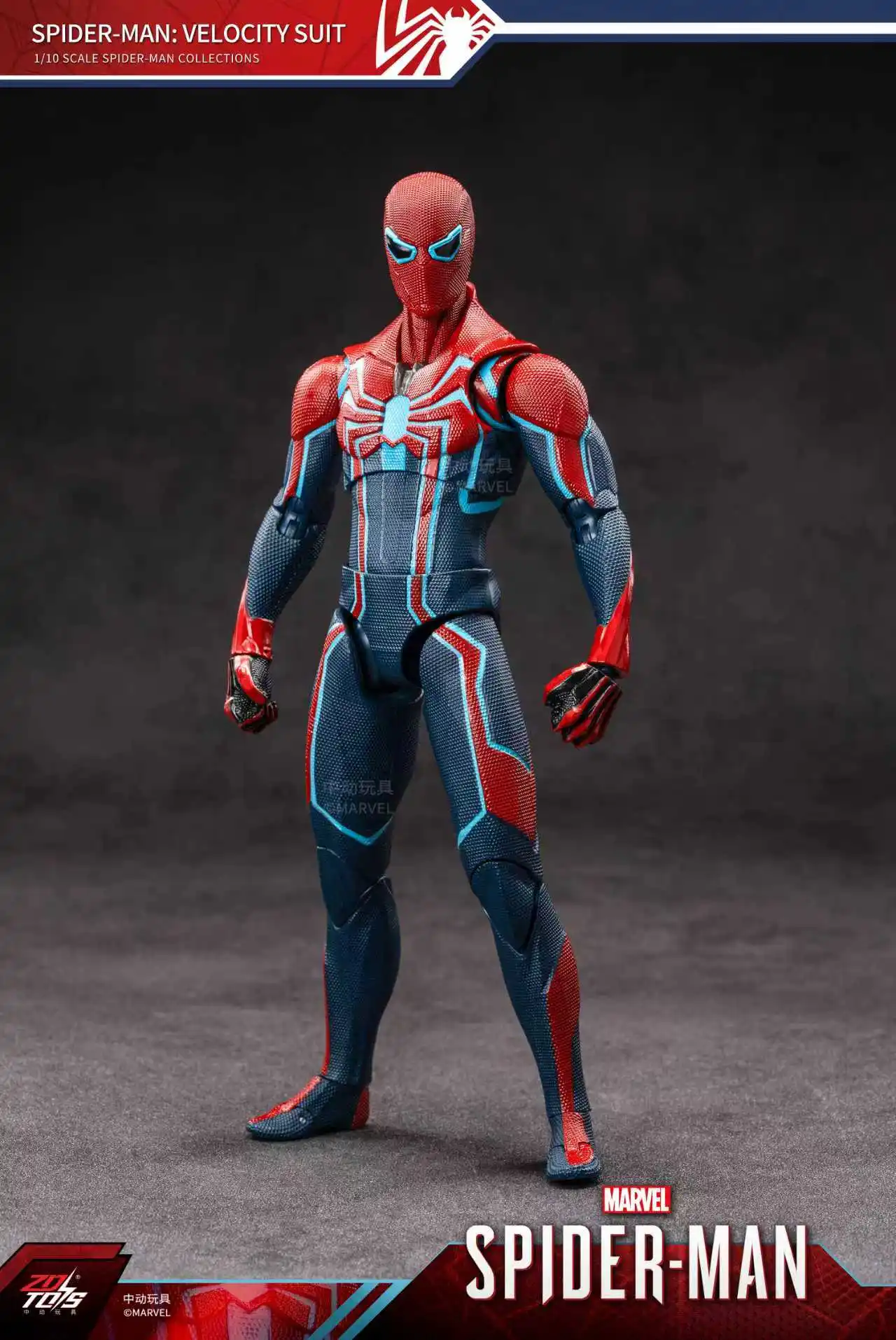 ZDTDS Original Spider Man Velocity Suit ADVANCED SUIT 1/10 Iron