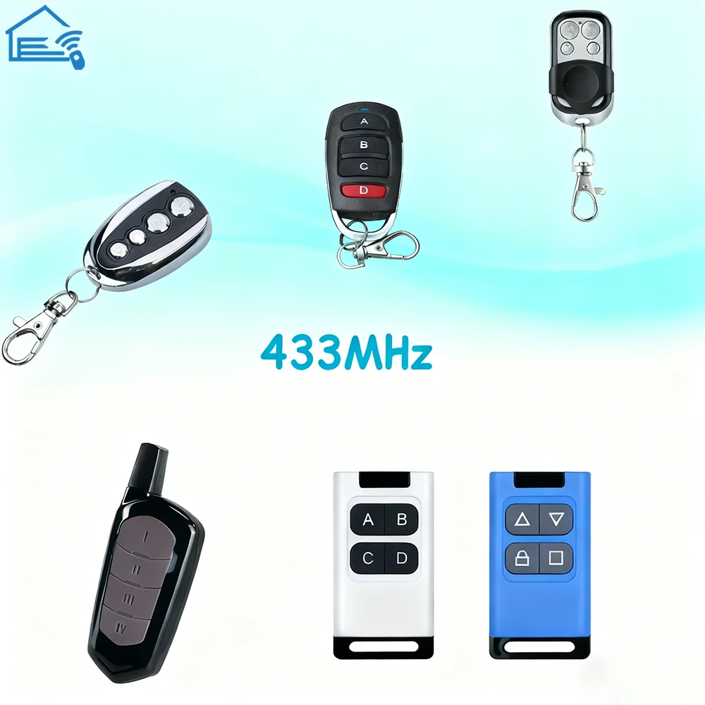 433MHz wireless remote controller 433Mhz clone remote controller universal garage remote controller radio remote controller park