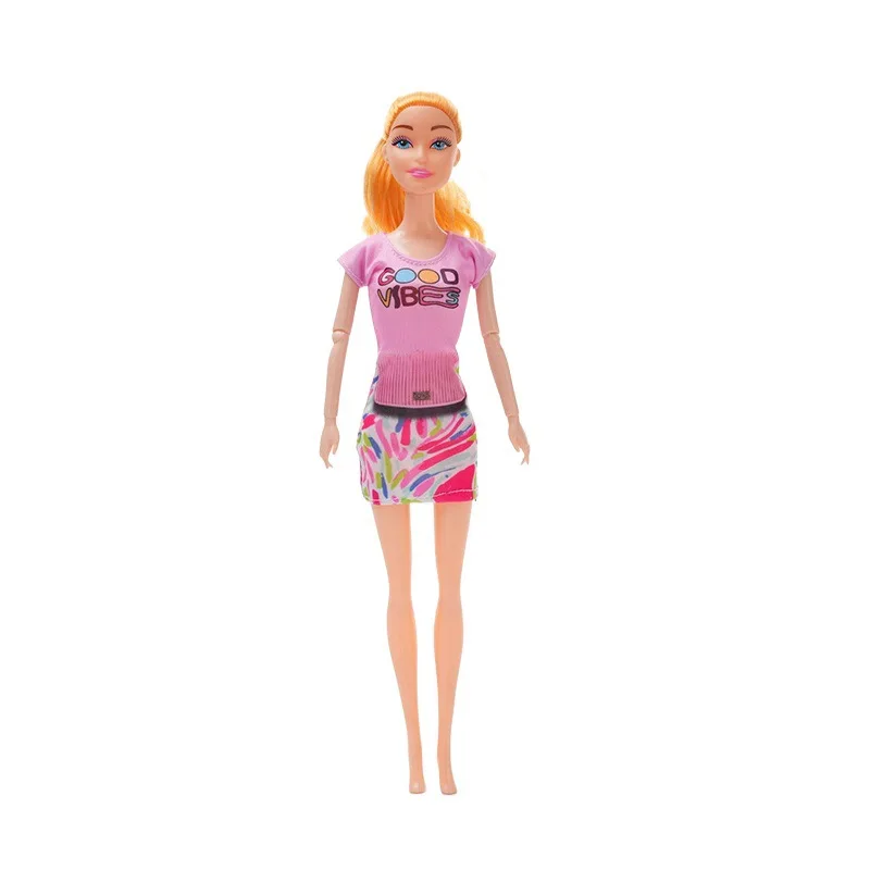 Vestido de cambio de muñeca de 11 pulgadas y 30 cm, conjunto de vestido de princesa, casa de juegos para niñas, juguetes para niños, regalo