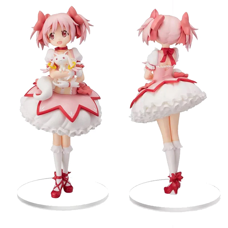 

Original Anime Kaname Madoka Miki Sayaka Figure Kawaii Girl Collection Action Figurines Model Statue Dolls Kids Toys Gift Decor