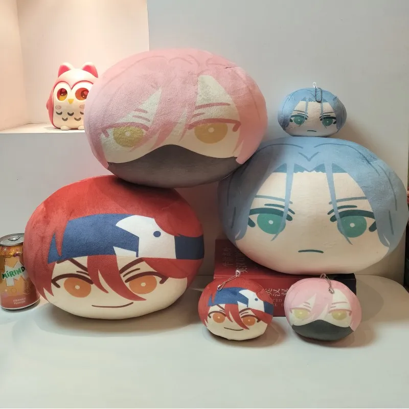 SK8 The Lnfinity Niginigi  Langa Reki Cherry Blossom Miya Adam Omanjuu Niginigi Mascot Squishy Plush Pillow Anime Plush Pendant